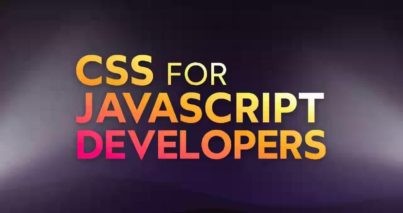Picture of CSS for JavaScript Developers