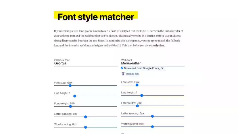 Picture of Font style matcher