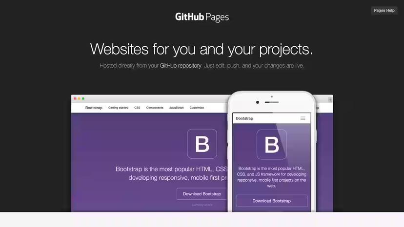 Picture of GitHub Pages